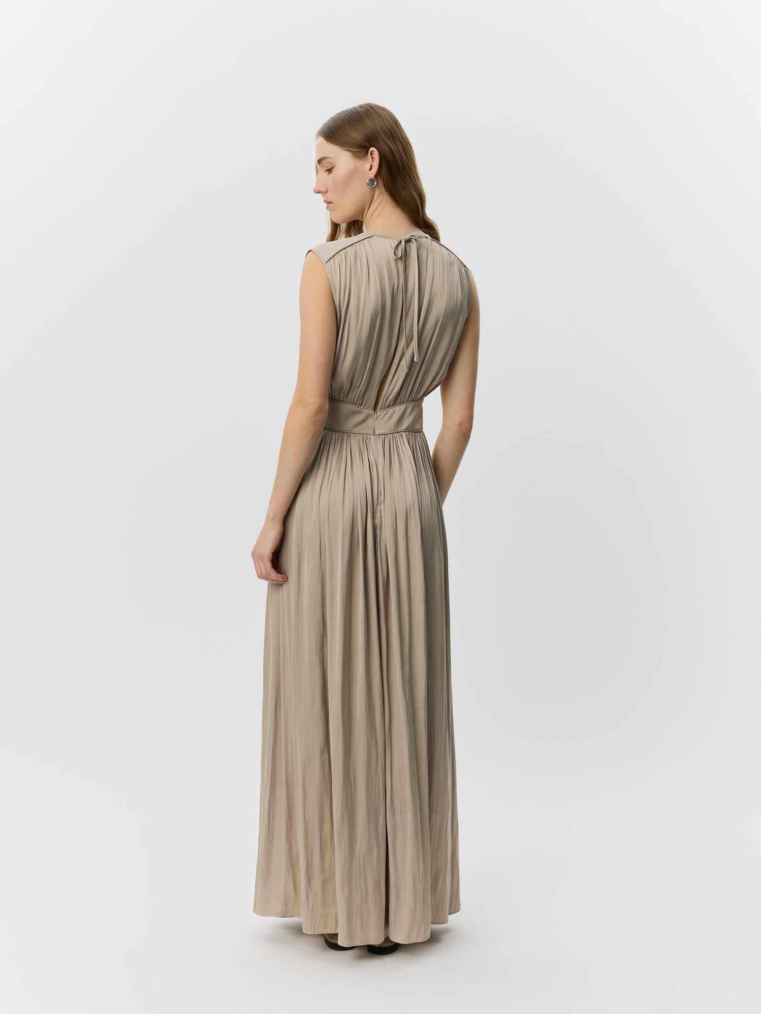 Sofie Schnoor WOMEN LINSW MAXI KJOLE Kjole 8058 Feather Gray