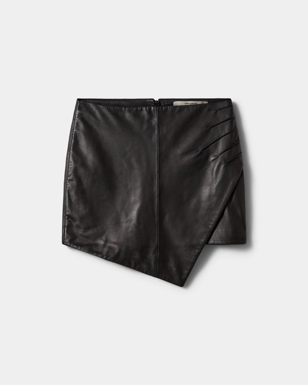 Sofie Schnoor WOMEN ICON 005 - LONASW ASSYMENTRISK NEDERDEL Nederdel 1000 Black