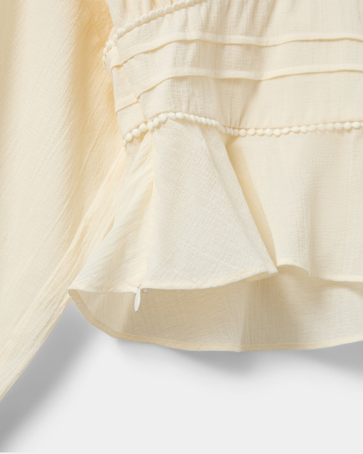 Sofie Schnoor WOMEN LOUSW BLONDE DETALJE BLUSE Bluse 0159 Cream White