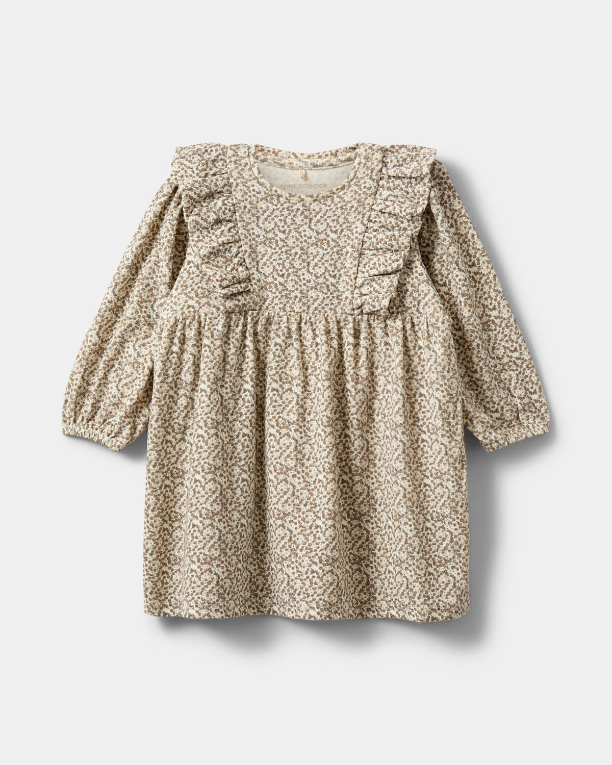 Sofie Schnoor KIDS LULAKB KJOLE Kjole 9109 Off White w AOP