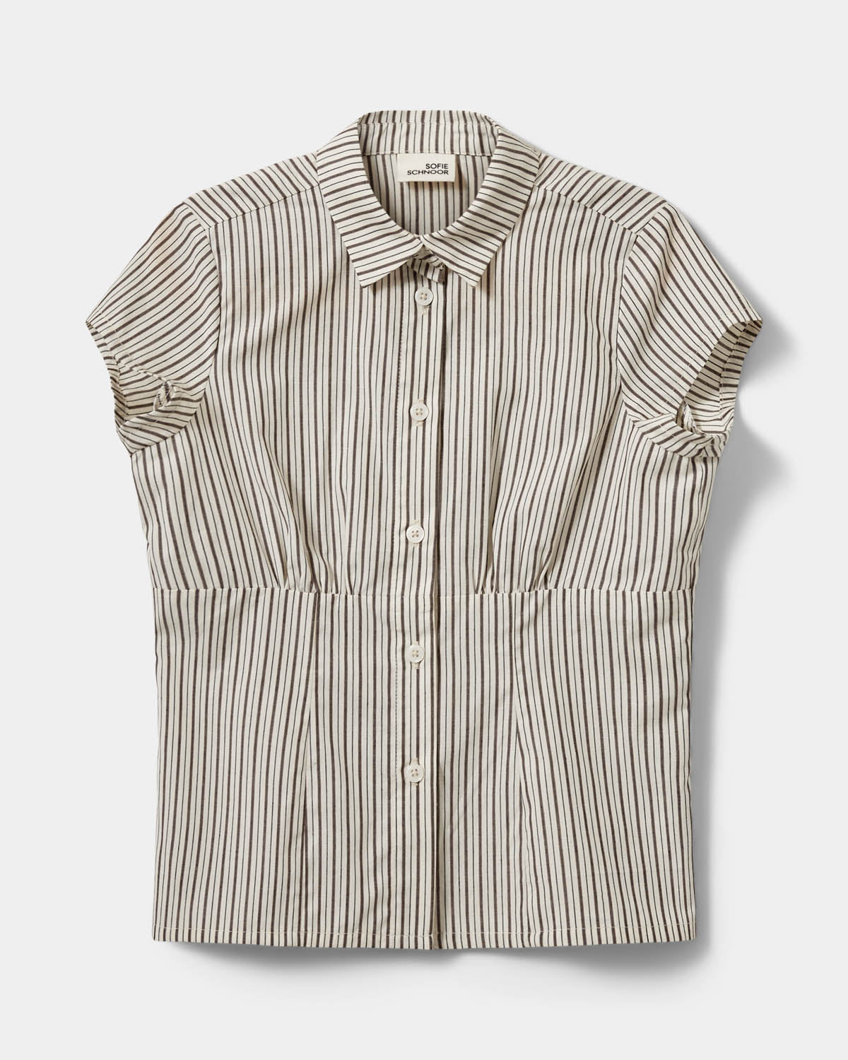 Sofie Schnoor YOUNG LilyanSY Skjorte Skjorte 7113 Brown Striped