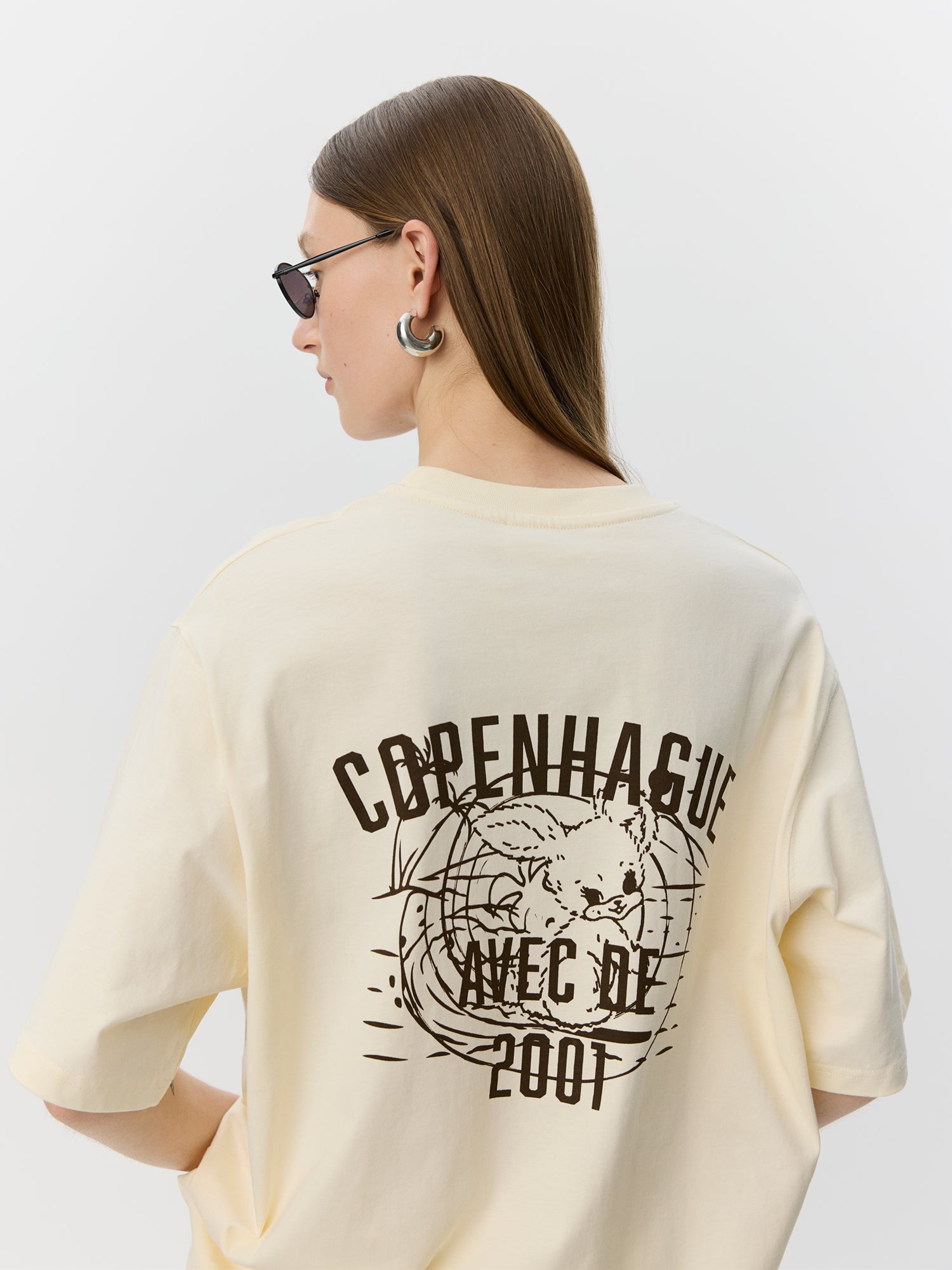 Sofie Schnoor WOMEN MAESW OVERSIZED T-SHIRT T-shirt 0118 Antique White
