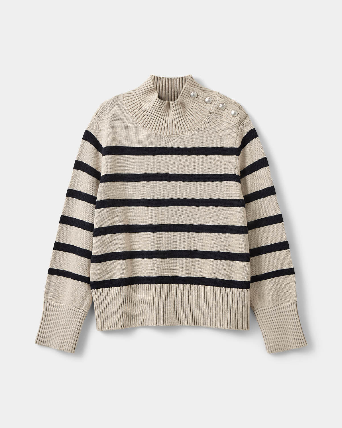 Sofie Schnoor YOUNG MARGARETSY STRIK Strik 9105 Off White / Navy Stripe