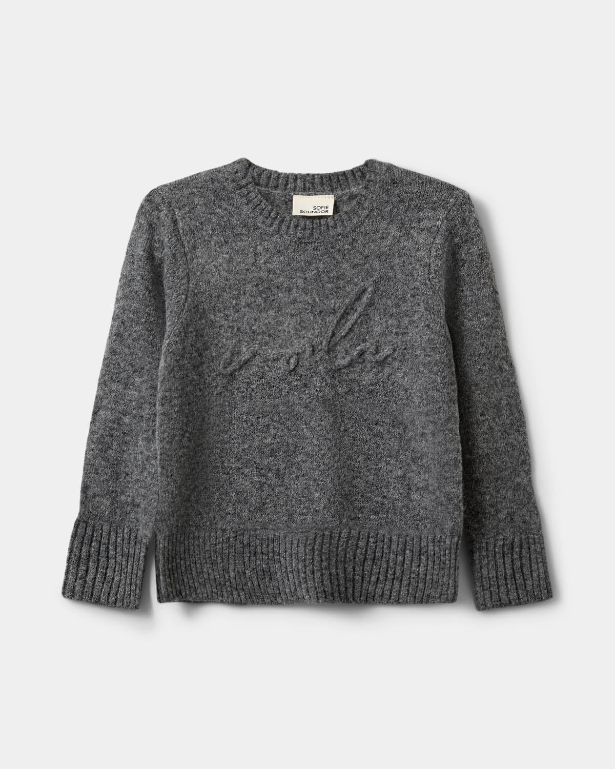 Sofie Schnoor KIDS MINNIKKB STRIK Strik 8011 Dark grey melange