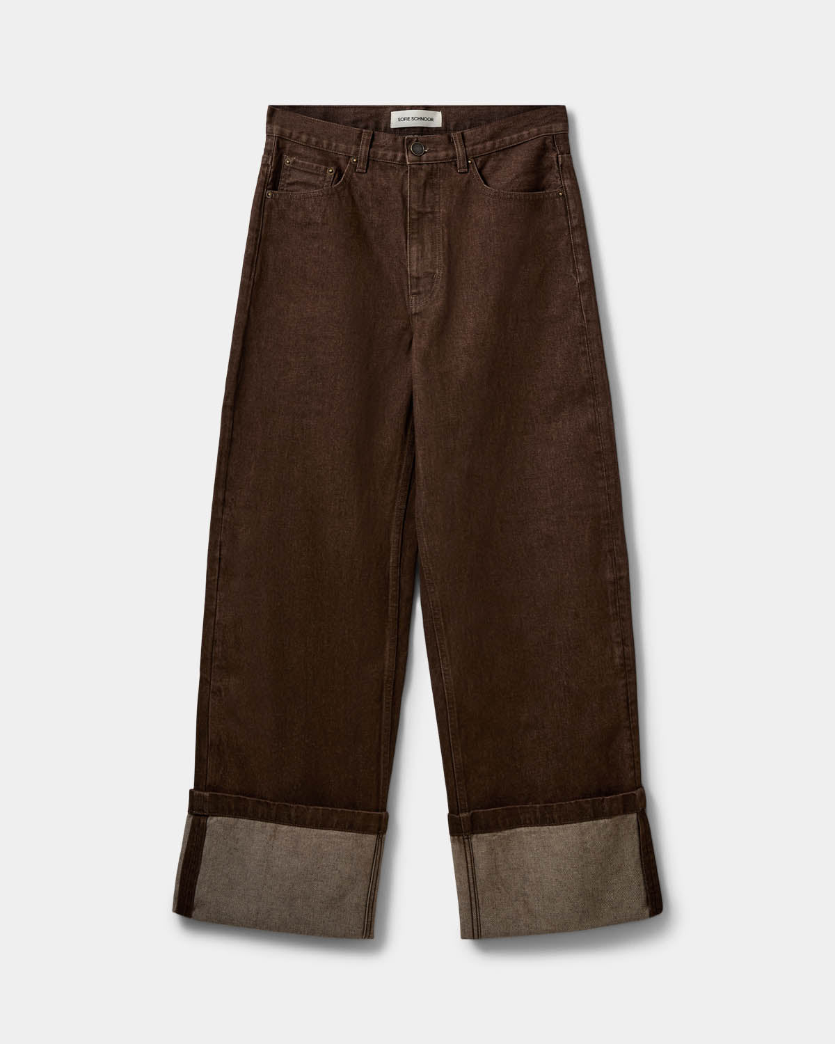 Sofie Schnoor WOMEN MISHASW FOLDEDE JEANS Jeans 7025 Dark brown