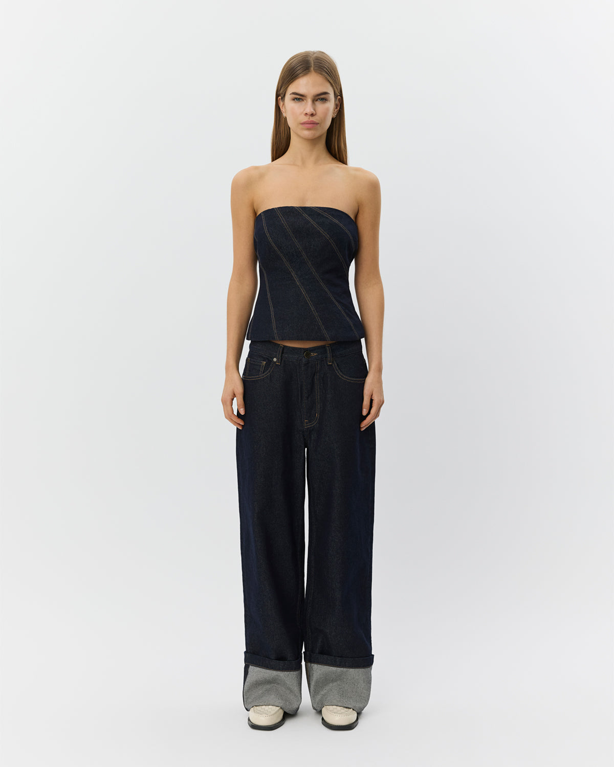 Sofie Schnoor WOMEN MISHASW RÅ DENIM JEANS Jeans 5090 Dark denim blue