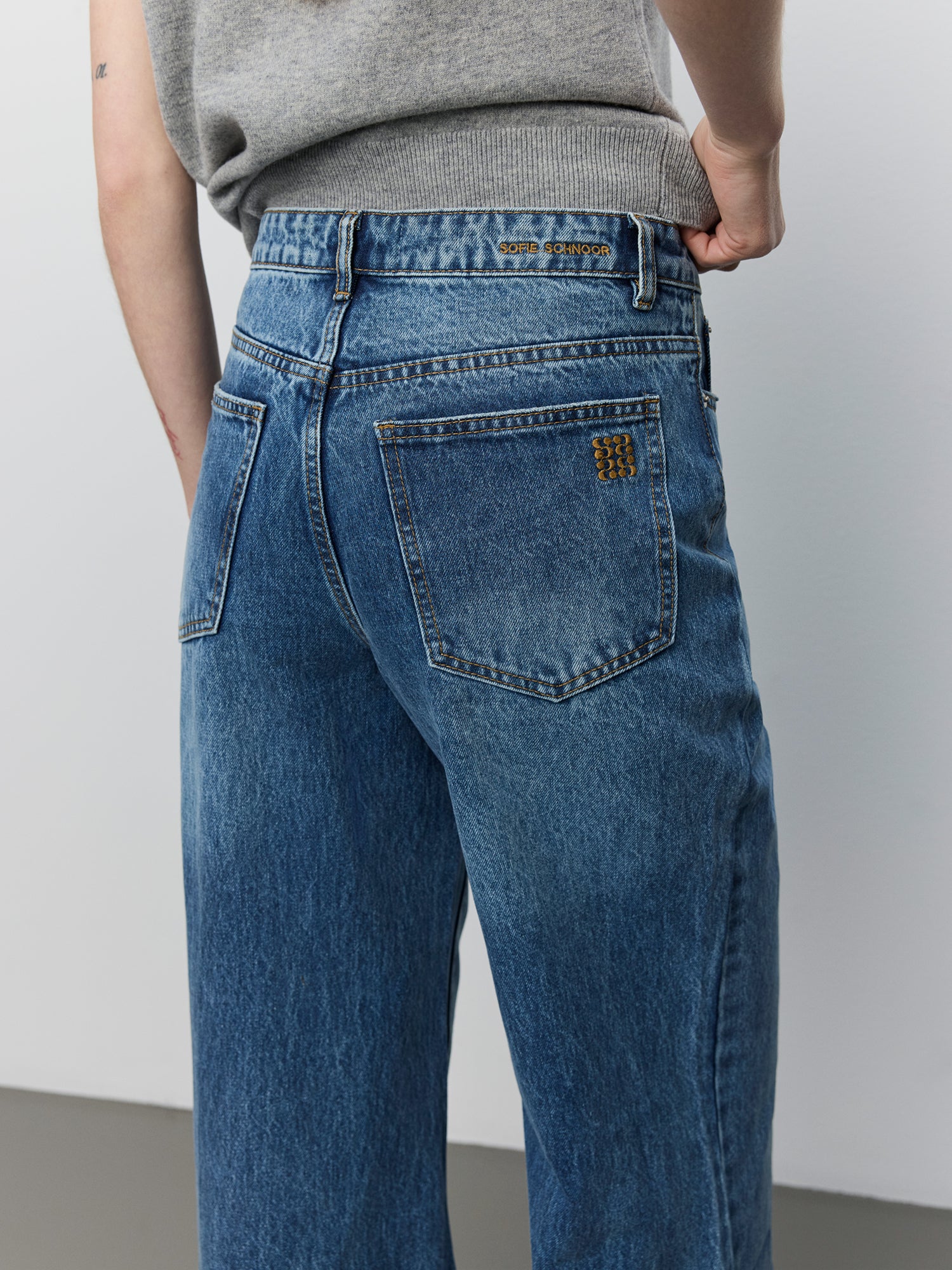 Sofie Schnoor WOMEN NAPOLISW HØJTALJEDE JEANS Jeans 5086 Light denim blue