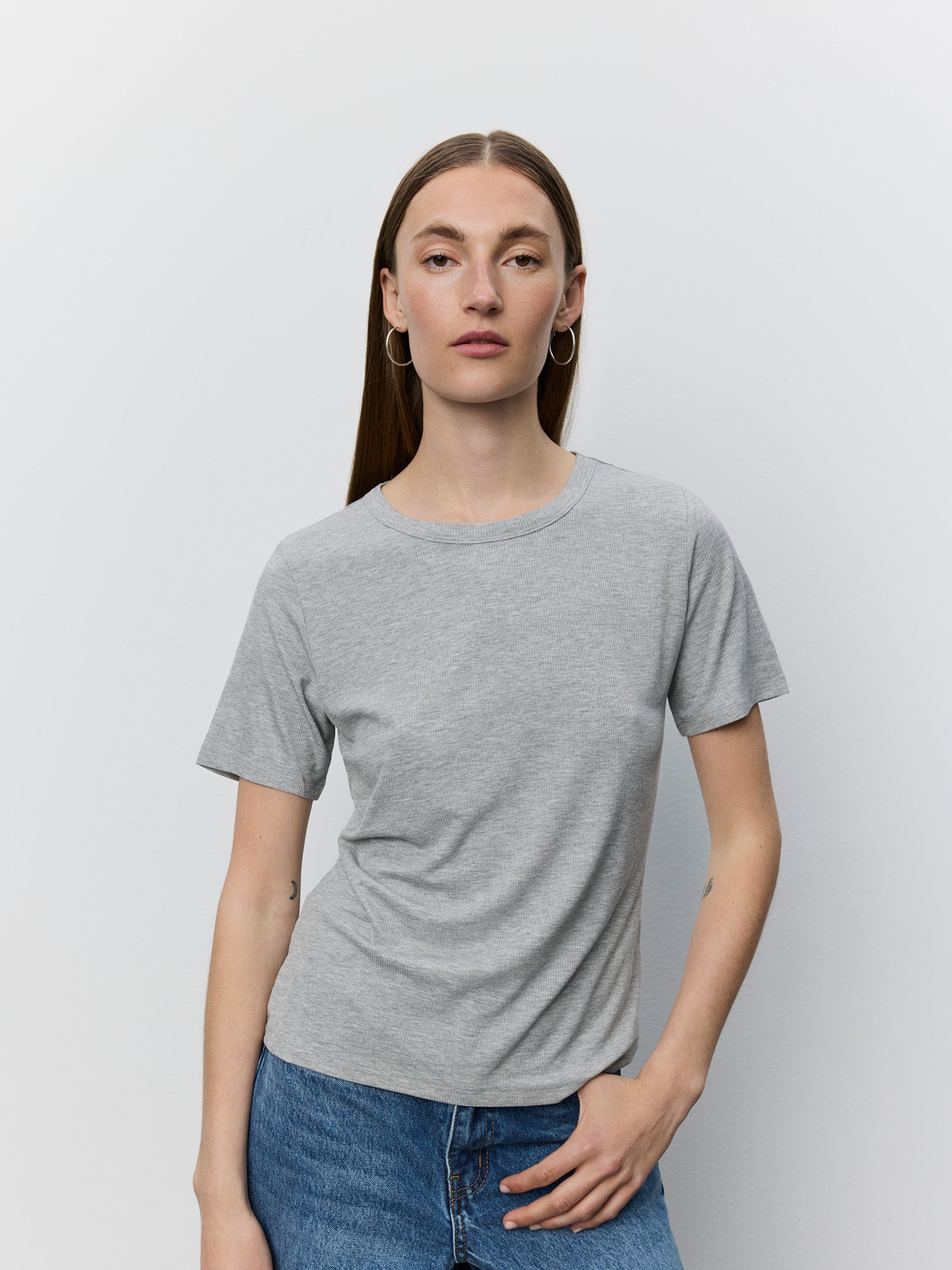 Sofie Schnoor WOMEN NATALIASW T-SHIRT T-shirt 8000 Grey mel