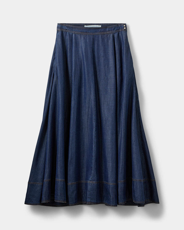 Sofie Schnoor WOMEN NOORSW DENIM NEDERDEL Nederdel 5090 Dark denim blue