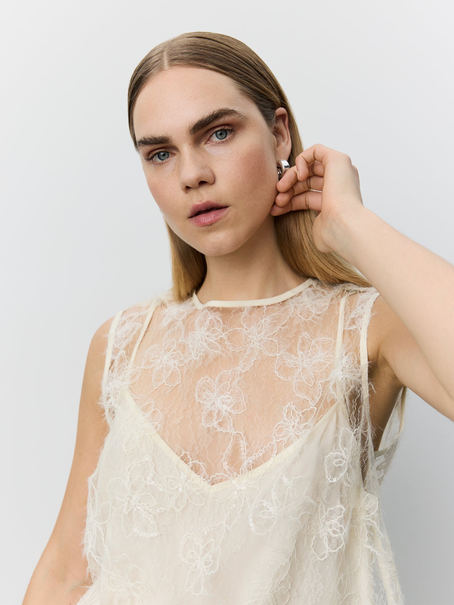 Sofie Schnoor WOMEN ODESSASW TOP Top 0158 Creme Yellow