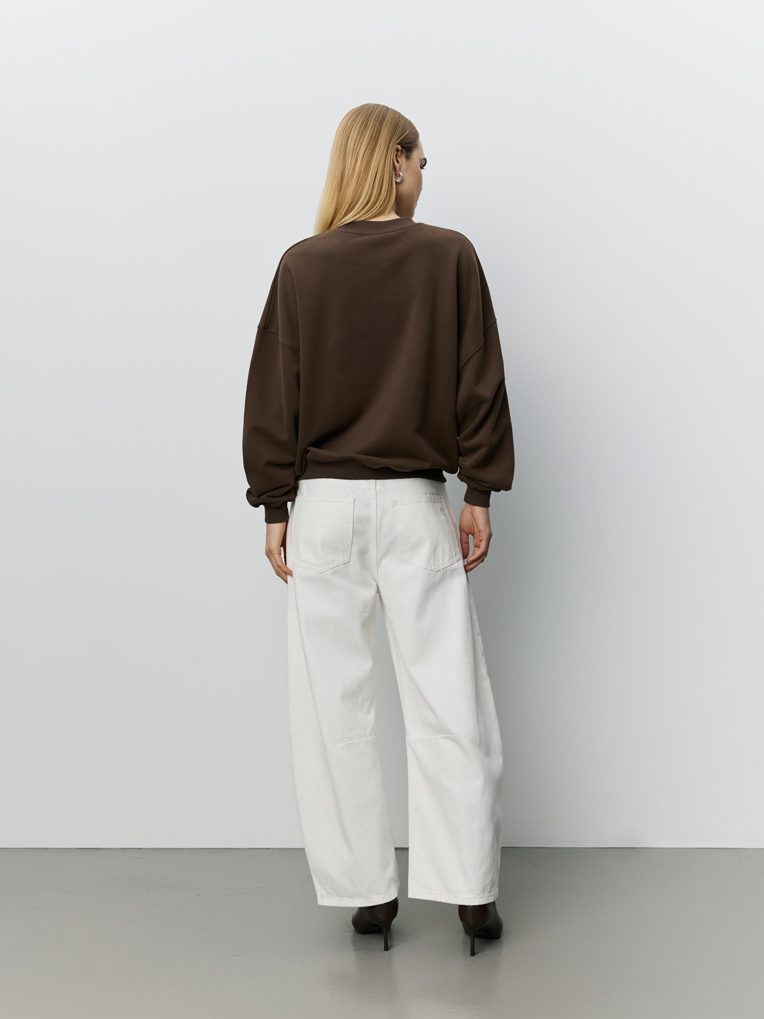 Sofie Schnoor WOMEN PAROSSW OVERSIZED SWEATSHIRT Sweatshirt 7025 Dark brown