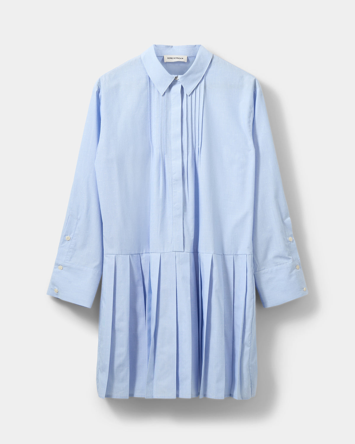 Sofie Schnoor WOMEN PENELOPASW PLISSERET SKJORTE KJOLE Kjole 5063 Light blue