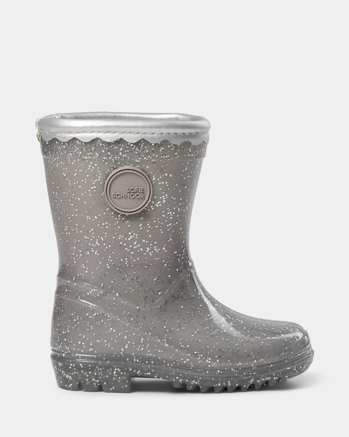 Sofie Schnoor KIDS PERLASK GUMMISTØVLE MED FOR Gummistøvle 8005 Silver