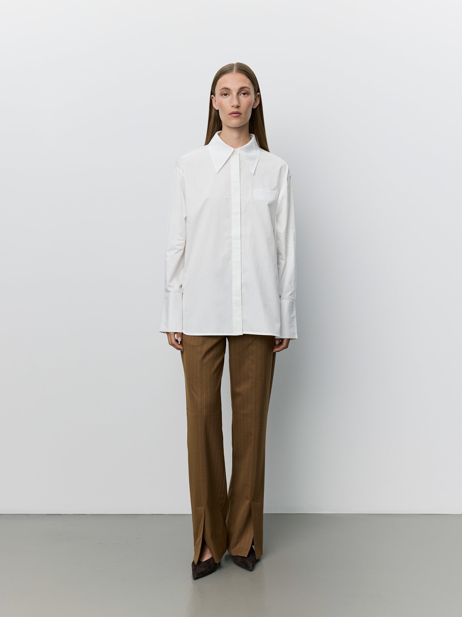 Sofie Schnoor WOMEN PERLASW POPLIN SKJORTE Skjorte 0101 Off white