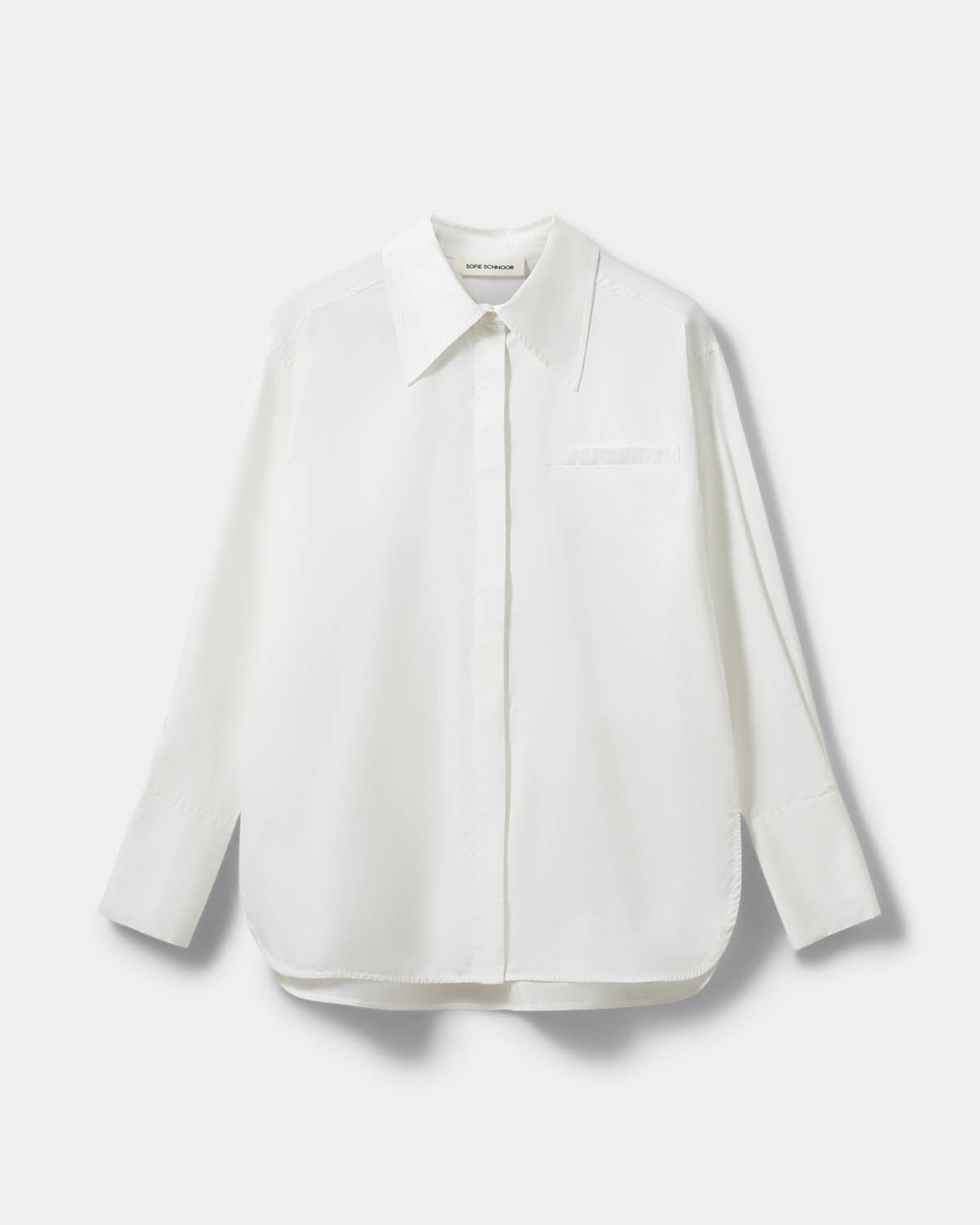 Sofie Schnoor WOMEN PERLASW POPLIN SKJORTE Skjorte 0101 Off white