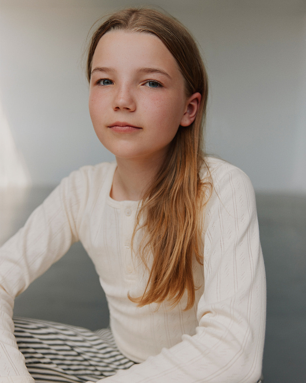Sofie Schnoor YOUNG PETRICIASY T-SHIRT T-shirt lang ærmet 0109 Off White