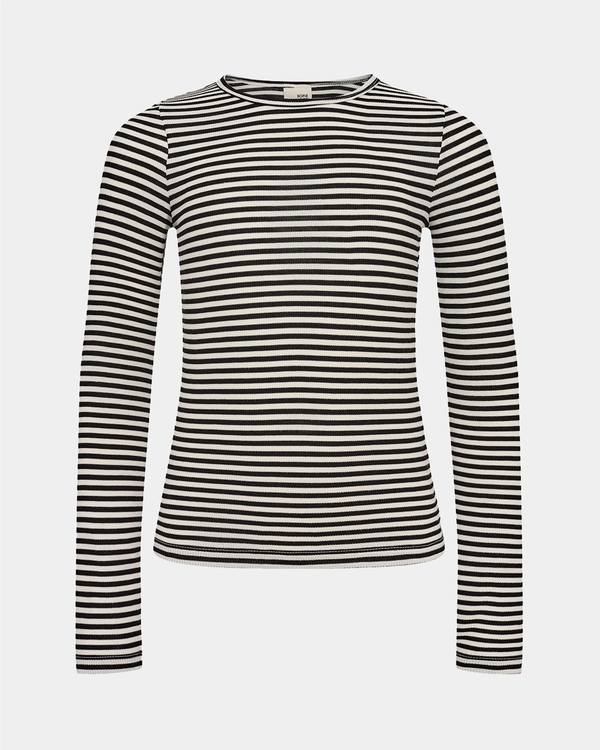 Sofie Schnoor YOUNG PETRICIASY T-SHIRT T-shirt lang ærmet 1017 Black striped