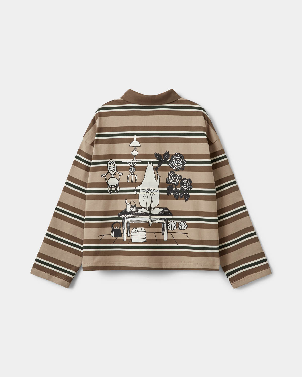 Sofie Schnoor YOUNG PRIASY MOOMIN POLO T-shirt 7113 Brown Striped