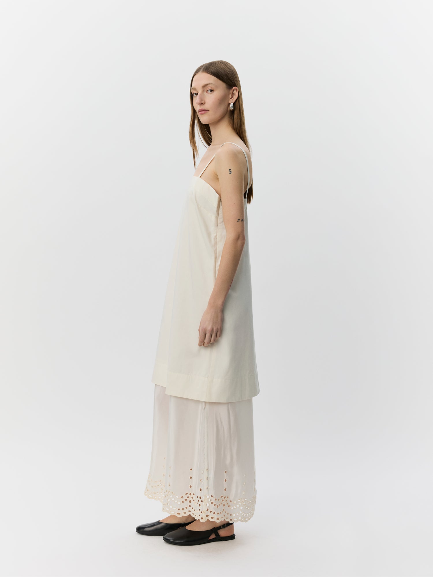 Sofie Schnoor WOMEN RAINESW DOBBLELAGS KJOLE Kjole 0159 Cream White