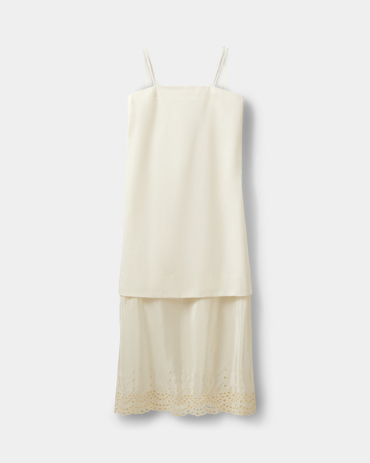 Sofie Schnoor WOMEN RAINESW DOBBLELAGS KJOLE Kjole 0159 Cream White