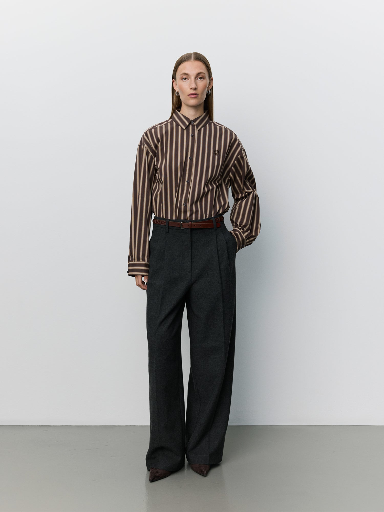 Sofie Schnoor WOMEN ROSALINDASW VIDDE BEN BUKSER Buks 8008 Dark grey