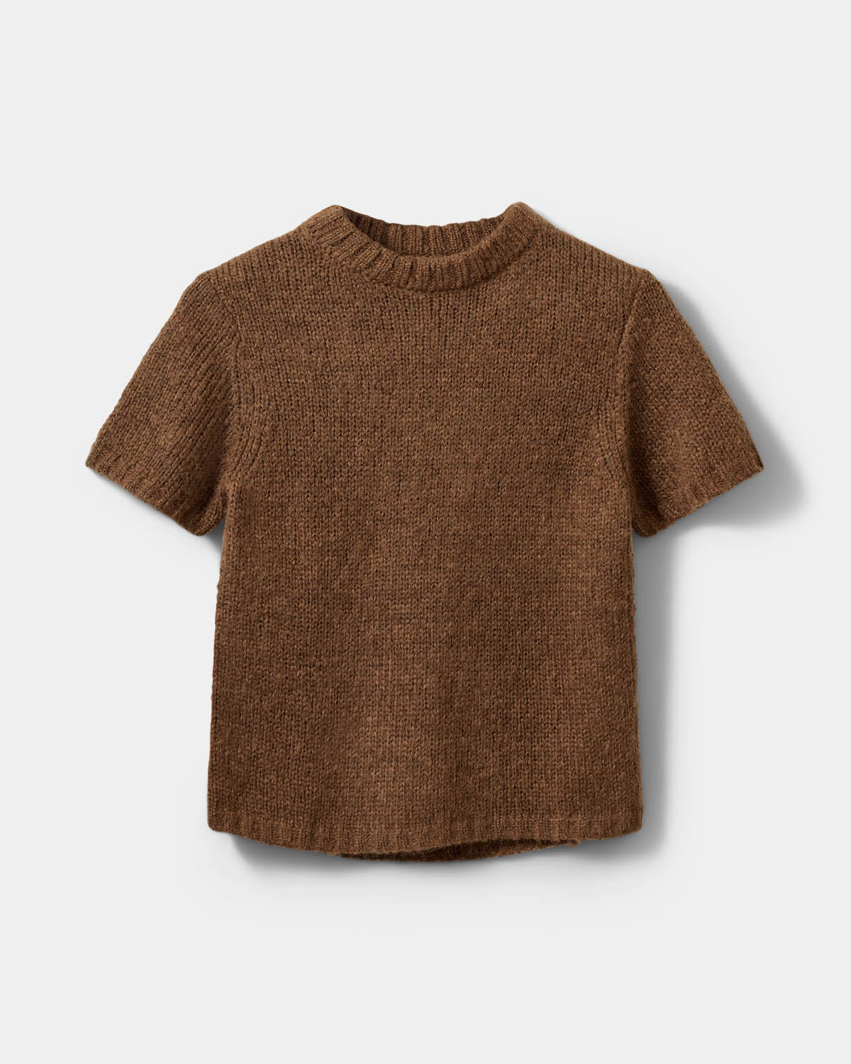 Sofie Schnoor WOMEN SAGASW KORTÆRMET STRIK SWEATER Strik 7164 Maple Brown