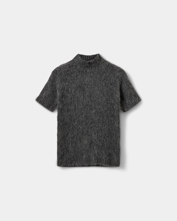 SAMINASW SHORT SLEEVE KNIT TOP