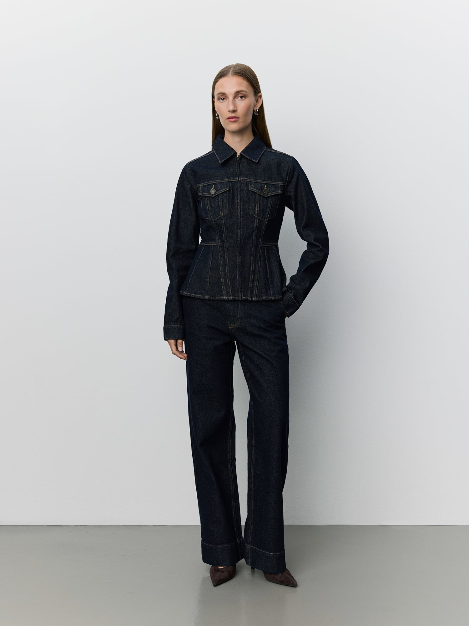 Sofie Schnoor WOMEN SAVAKISW DENIMJAKKE Jakke 5090 Dark denim blue