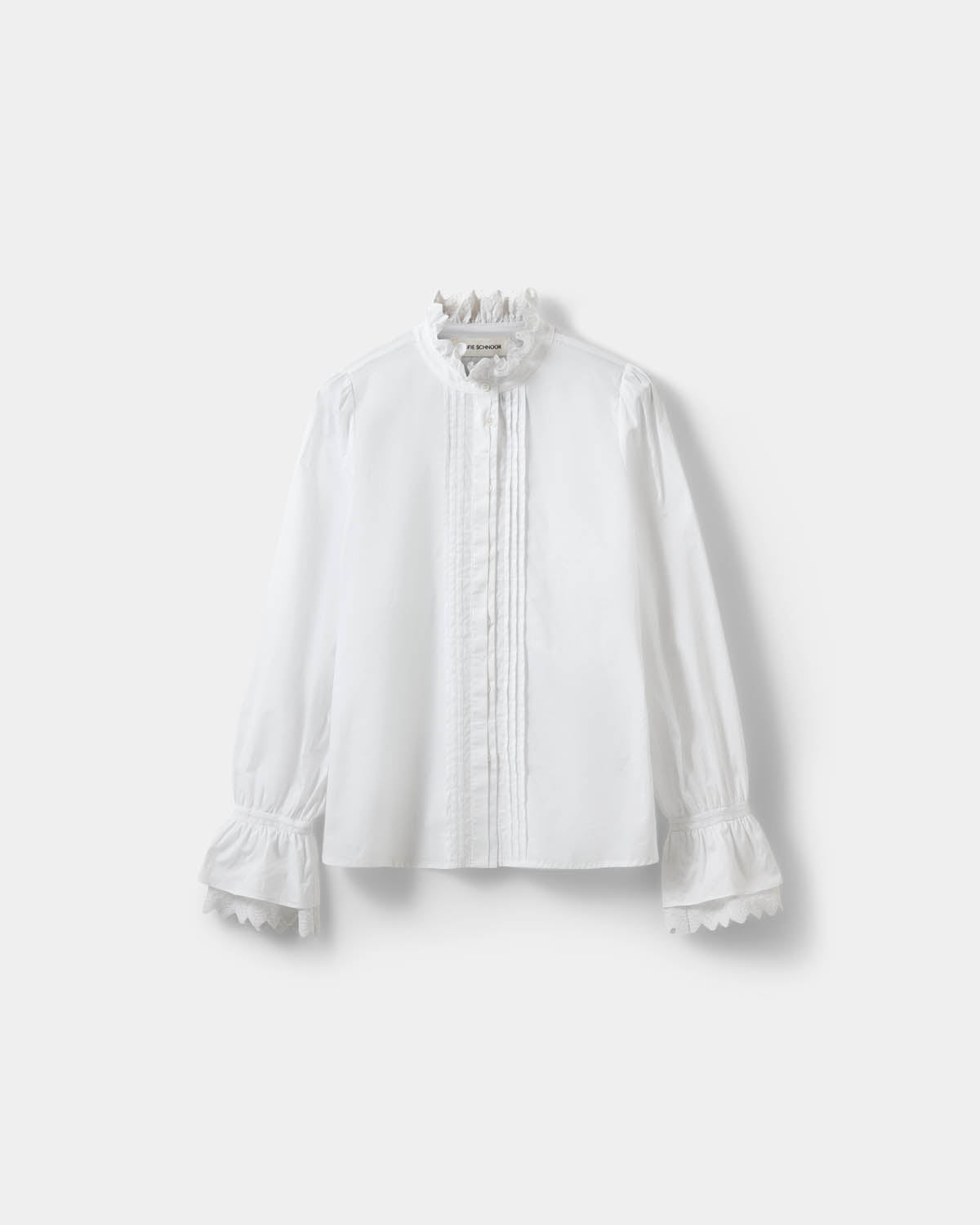 Sofie Schnoor WOMEN SERENASW BRODERET DETALJERET SKJORTE Skjorte 0121 Snow white