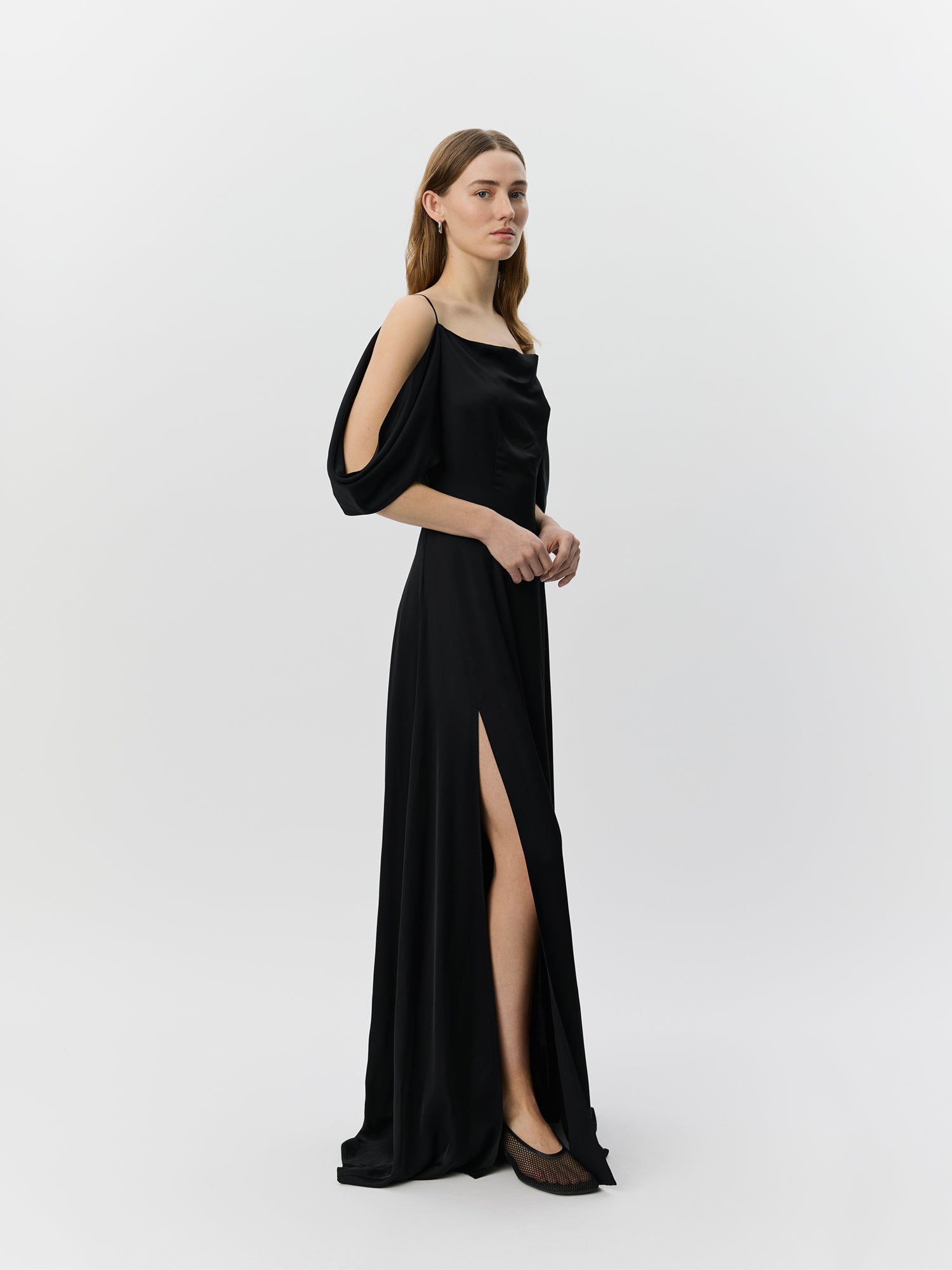 Sofie Schnoor WOMEN SIMJASW MAXI SLIPKJOLE Kjole 1000 Black