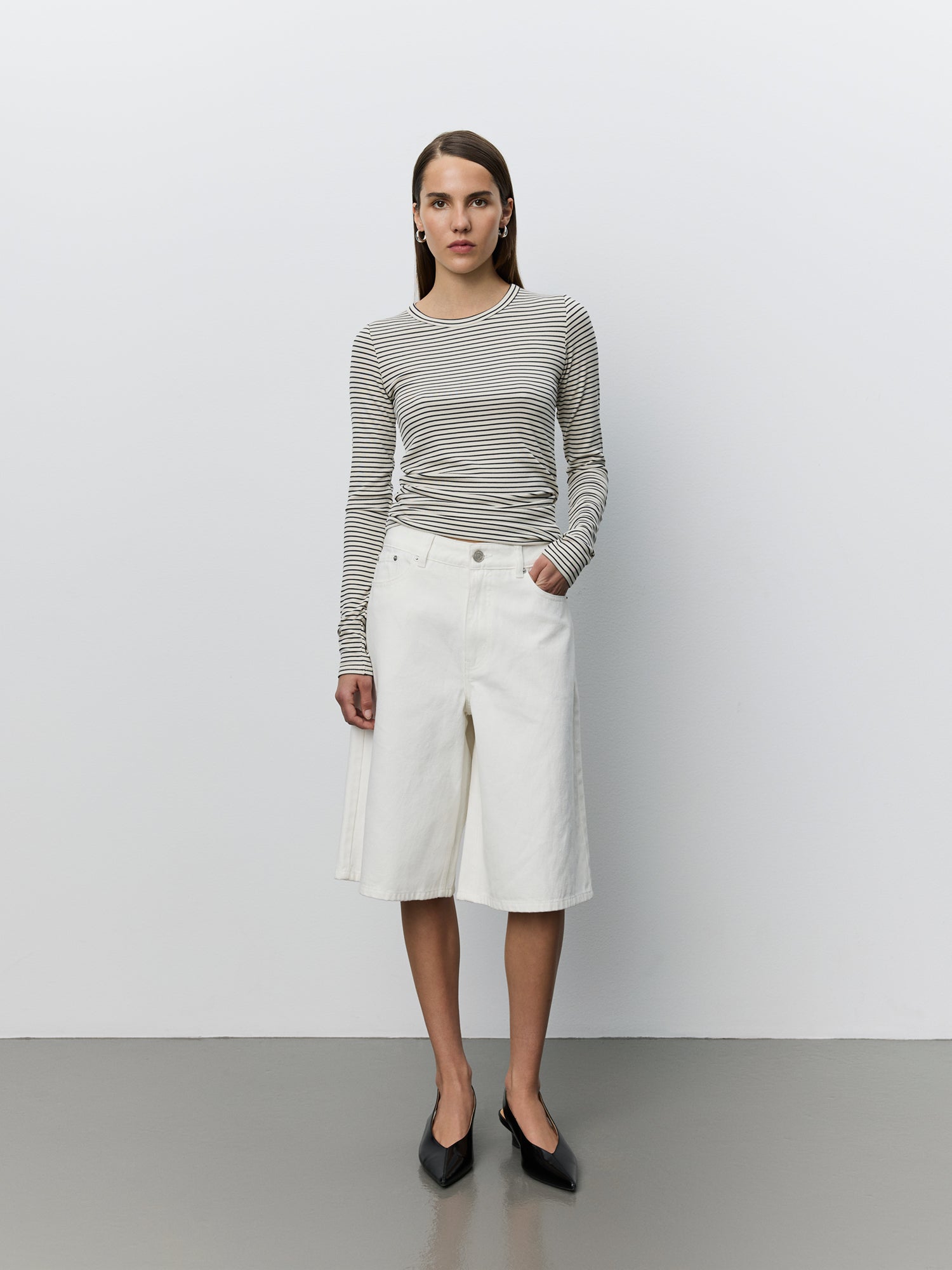 Sofie Schnoor WOMEN STOKESW OVERSIZED SHORTS Shorts 0108 Off White