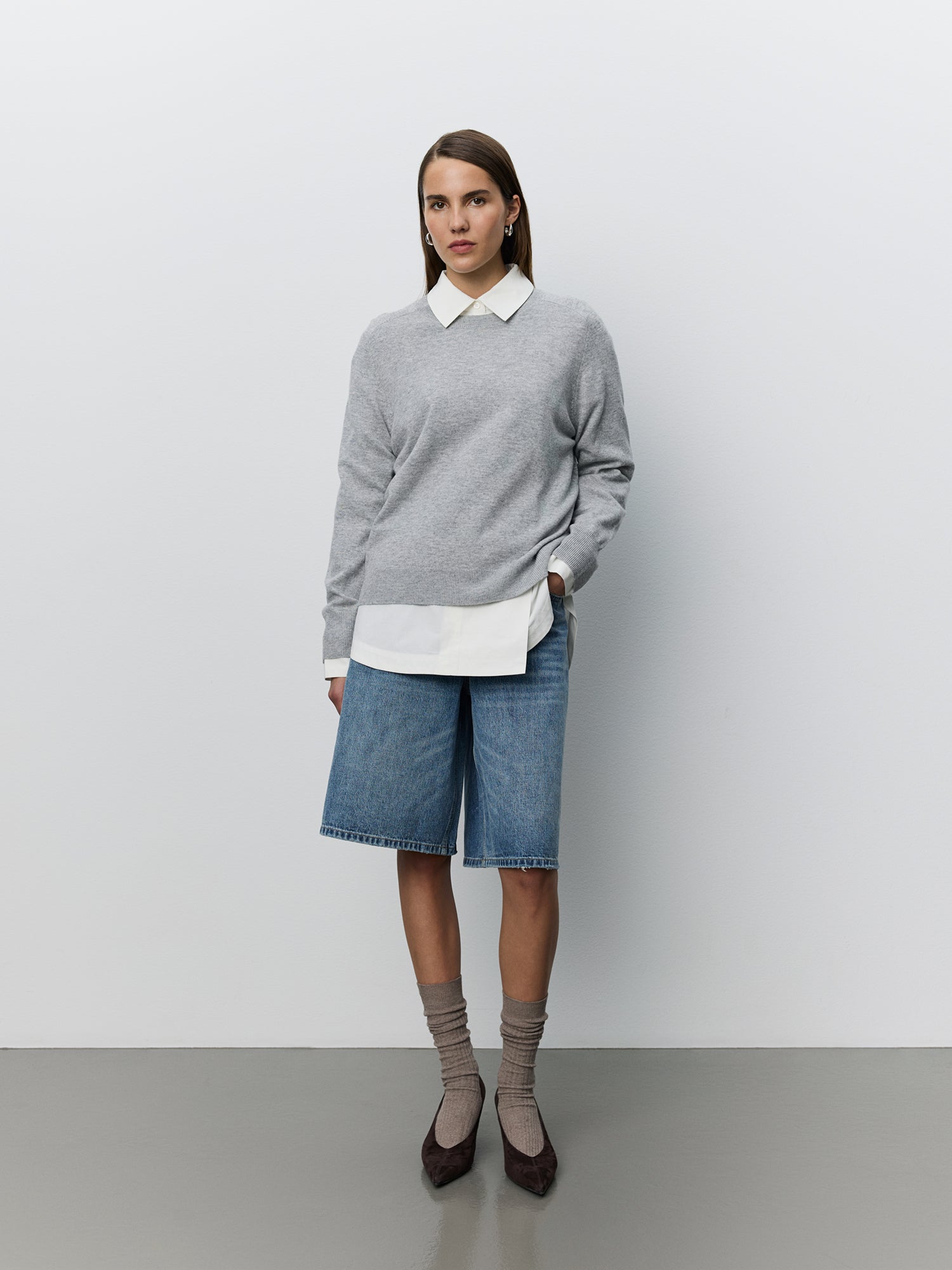 Sofie Schnoor WOMEN STOKESW OVERSIZED SHORTS Shorts 9106 Denim Blue