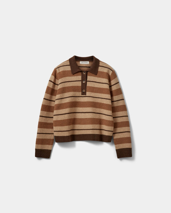 STORMASW STRIPED KNIT POLO