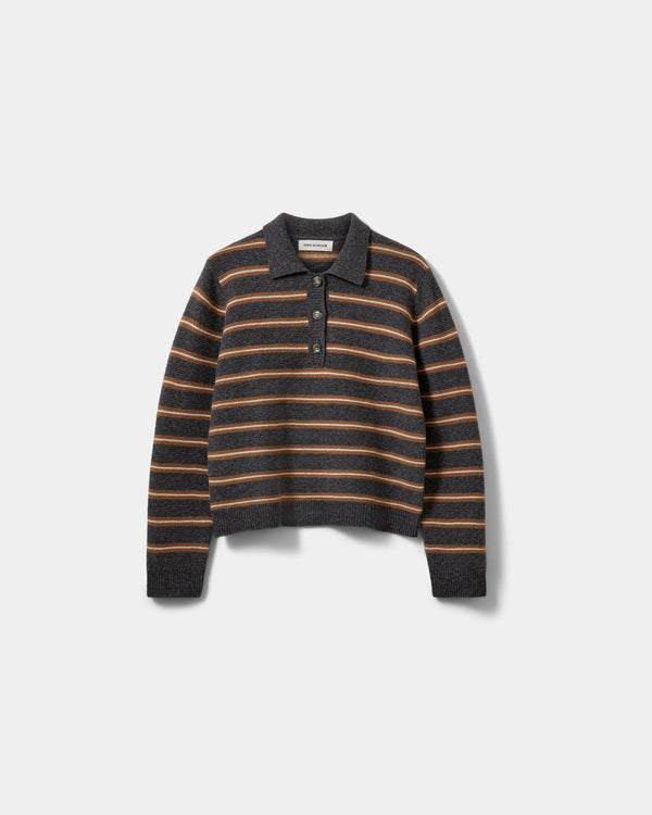 STORMASW STRIPED KNIT POLO