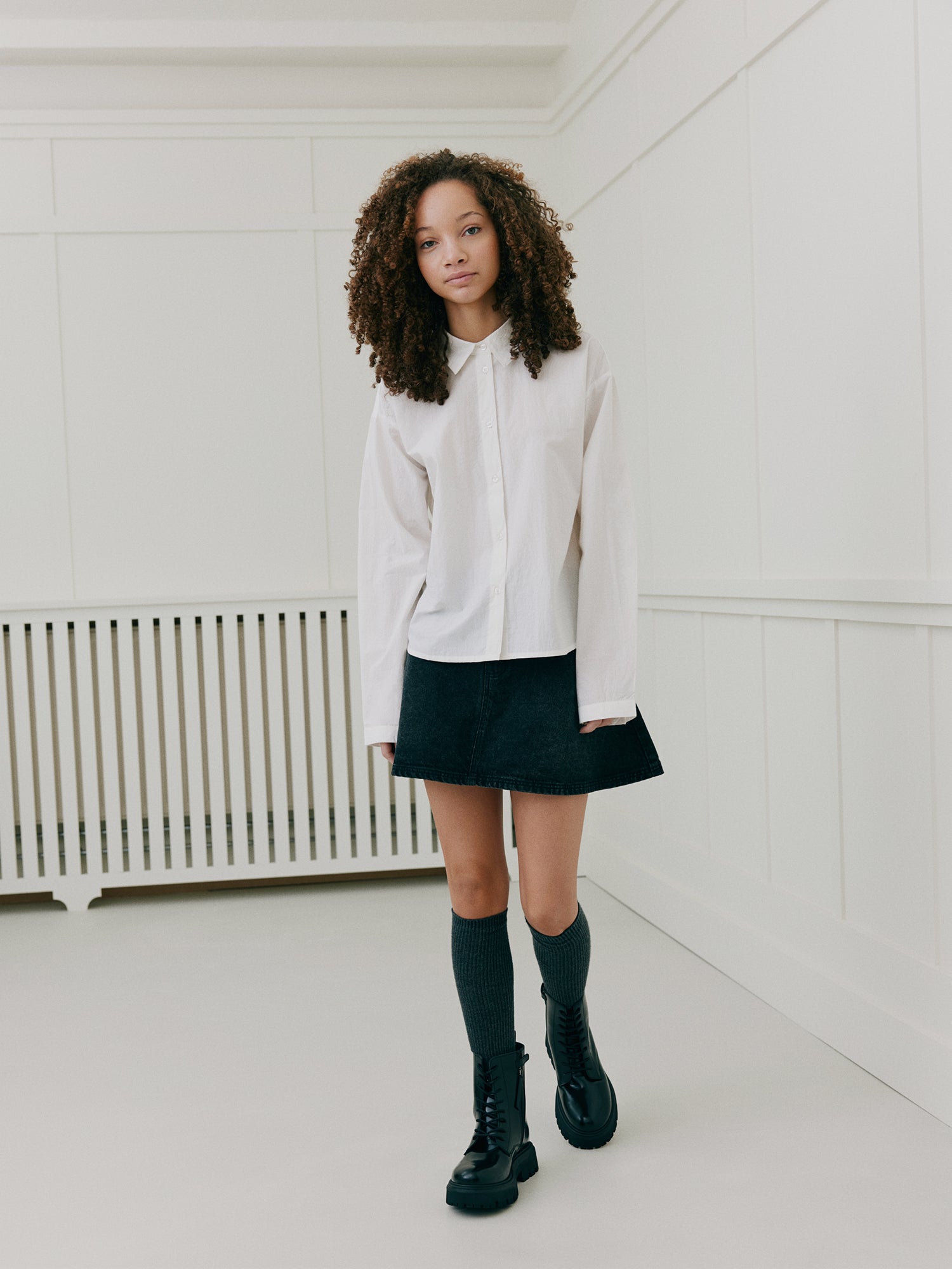 Sofie Schnoor YOUNG SYLVIASY SKJORTE Skjorte 0101 Off white