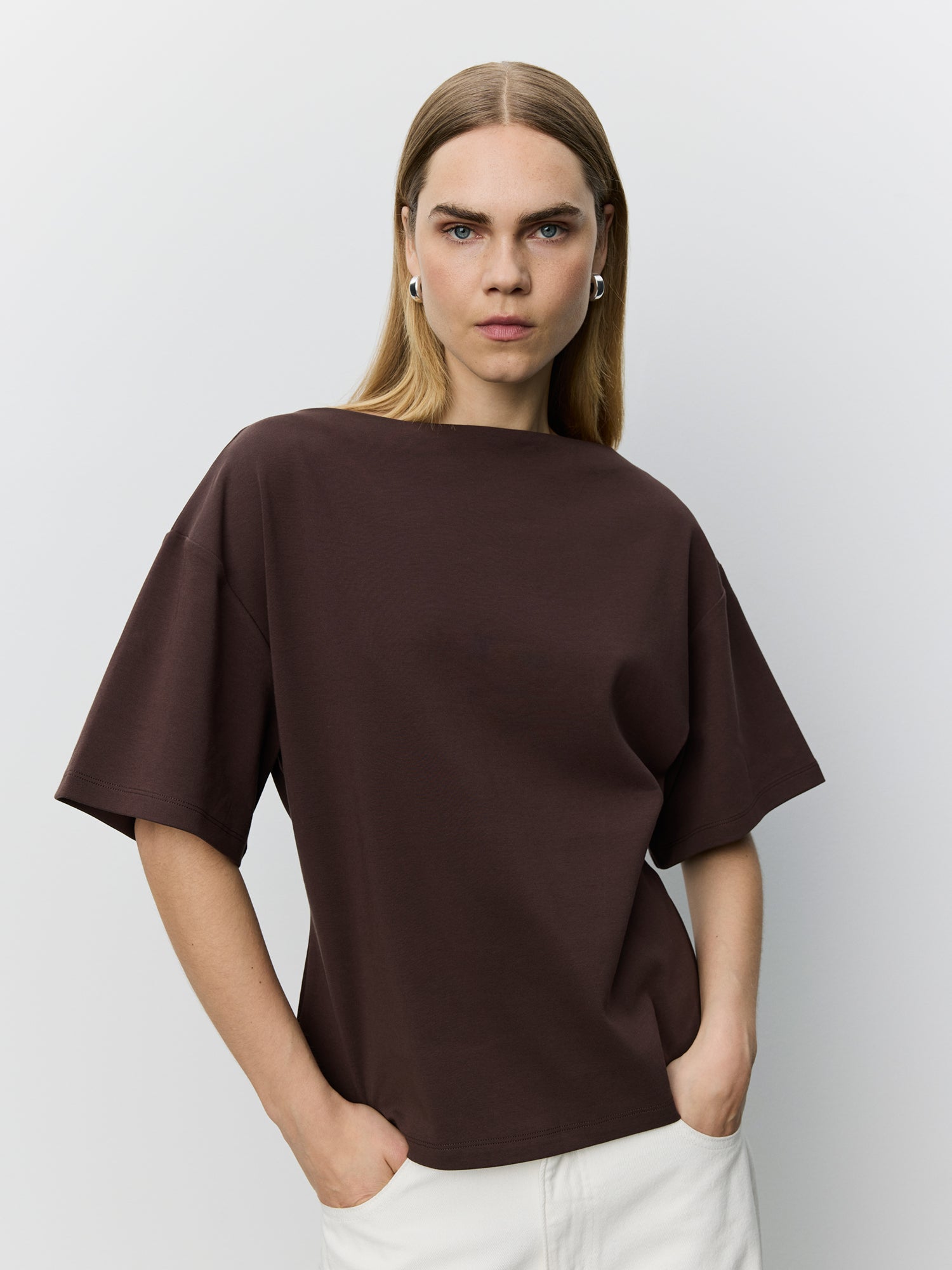 Sofie Schnoor WOMEN TEASW T-SHIRT T-shirt 7025 Dark brown