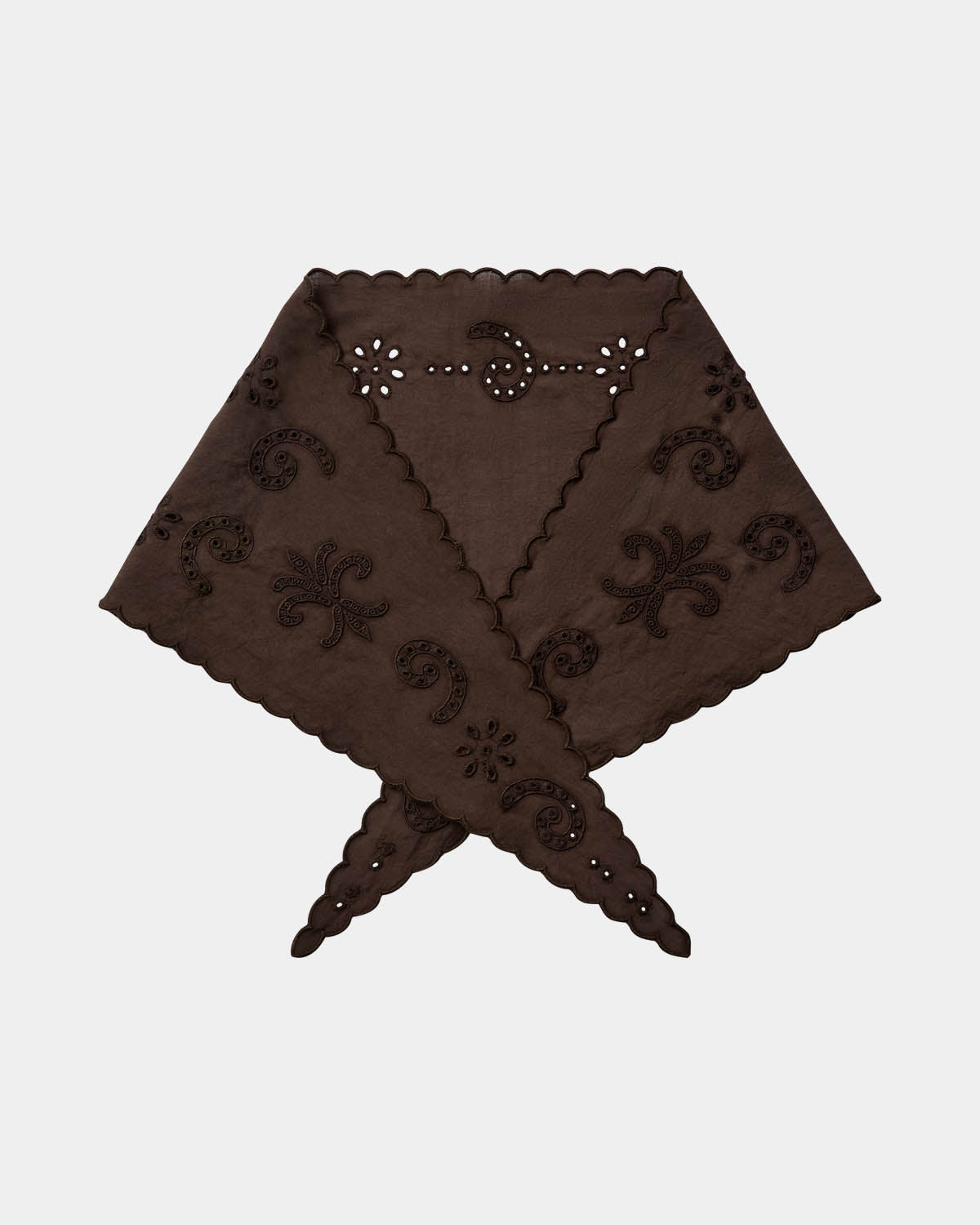 Sofie Schnoor YOUNG THEASY SCARF Tørklæde 7080 Dark brown
