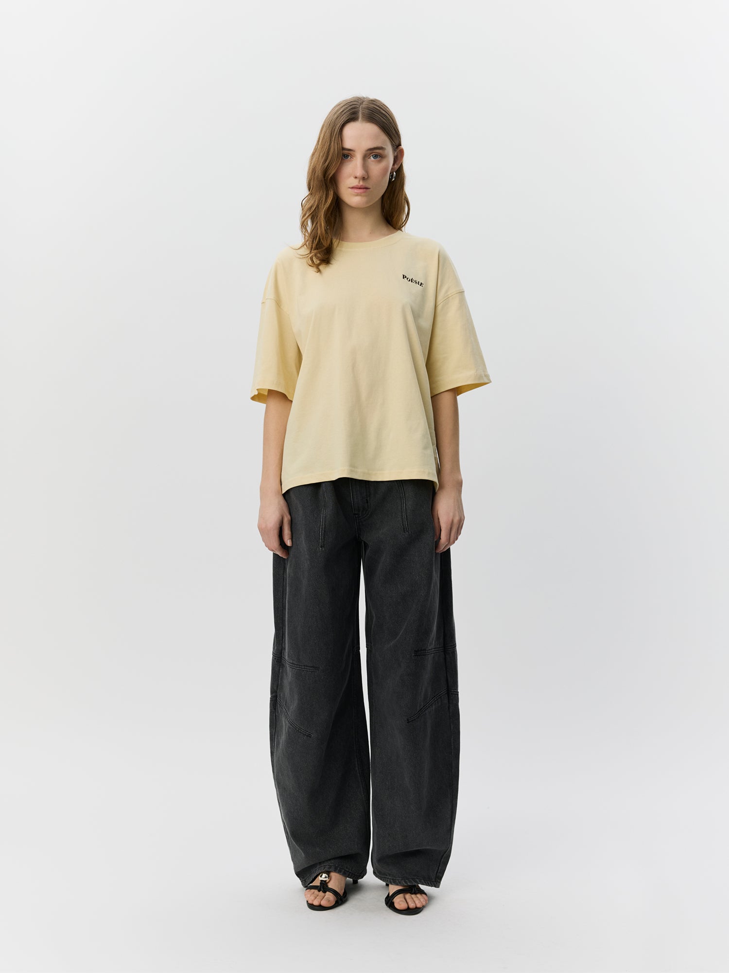 Sofie Schnoor WOMEN VERASW BOXY T-SHIRT T-shirt 0158 Creme Yellow