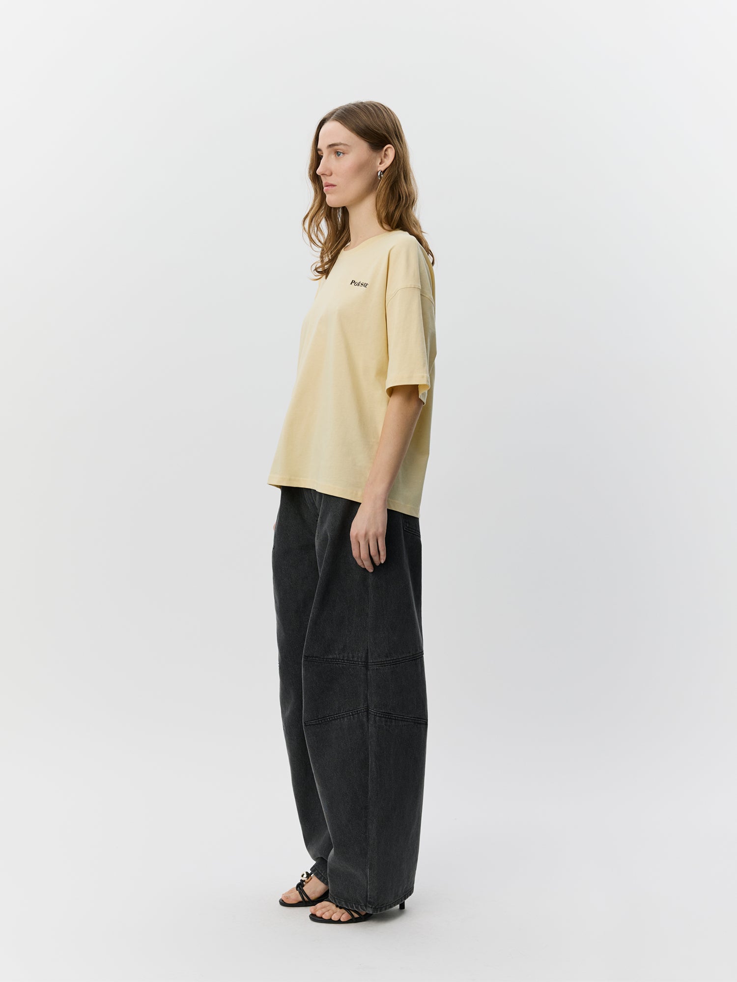 Sofie Schnoor WOMEN VERASW BOXY T-SHIRT T-shirt 0158 Creme Yellow