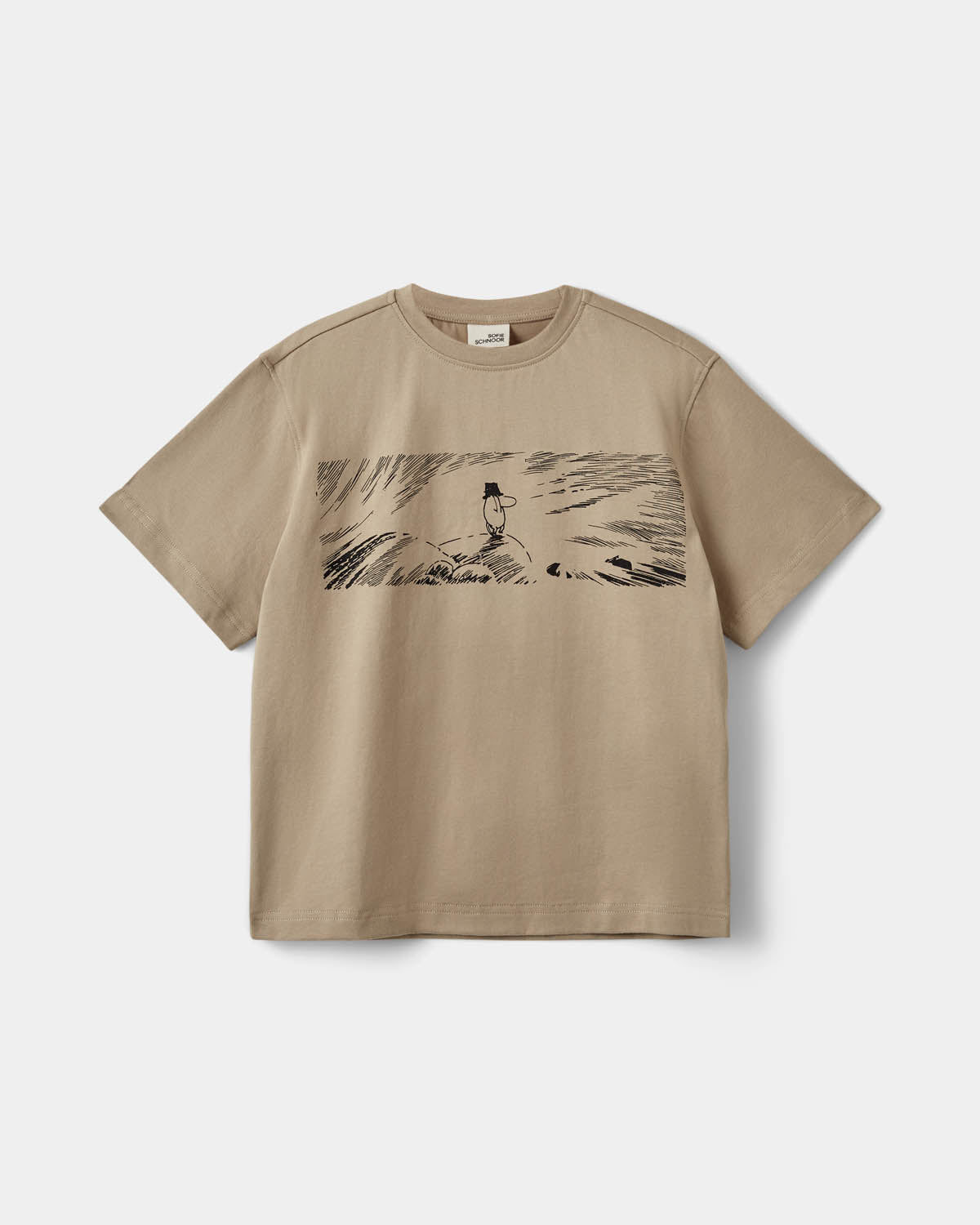 Sofie Schnoor YOUNG VERINASY MOOMIN T-SHIRT T-shirt 7001 Sand