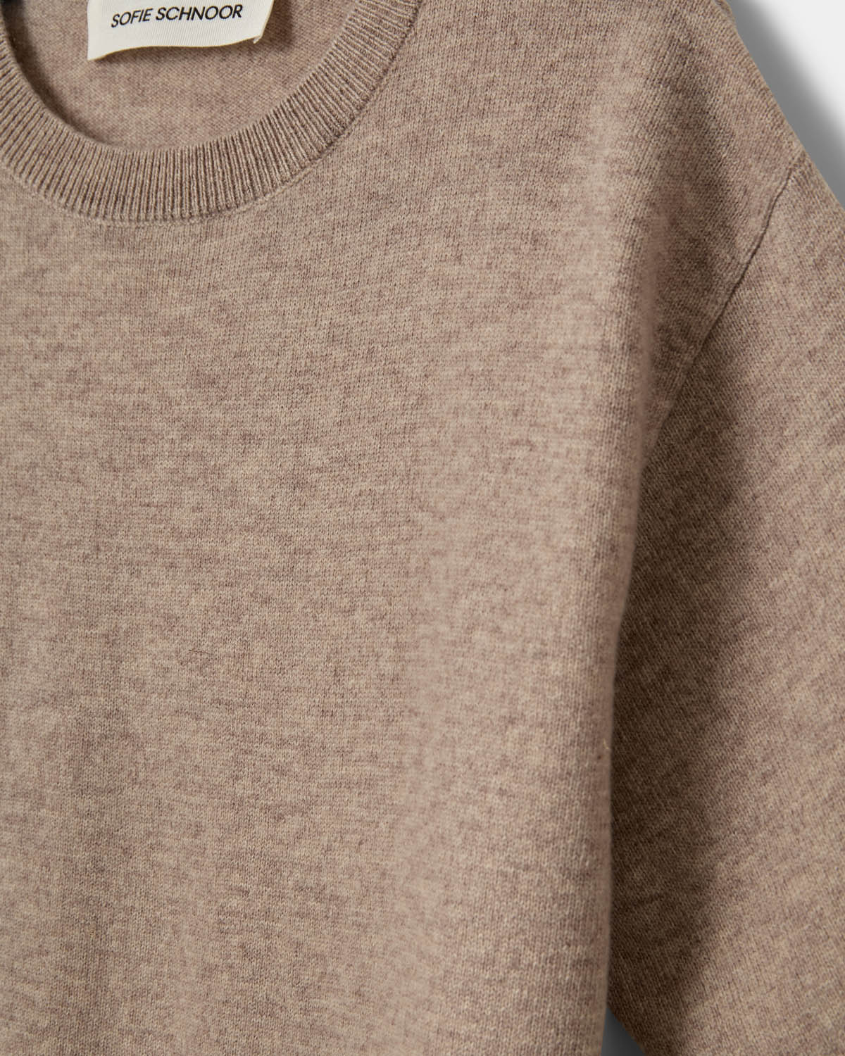 Sofie Schnoor YOUNG VIANNASY STRIK Sweater 7071 Brown melange
