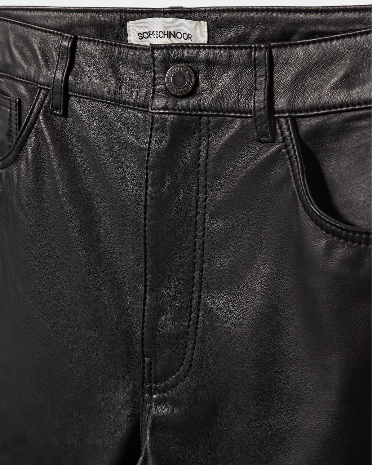 Sofie Schnoor WOMEN VOKESW LÆDERSHORTS Shorts 1000 Black