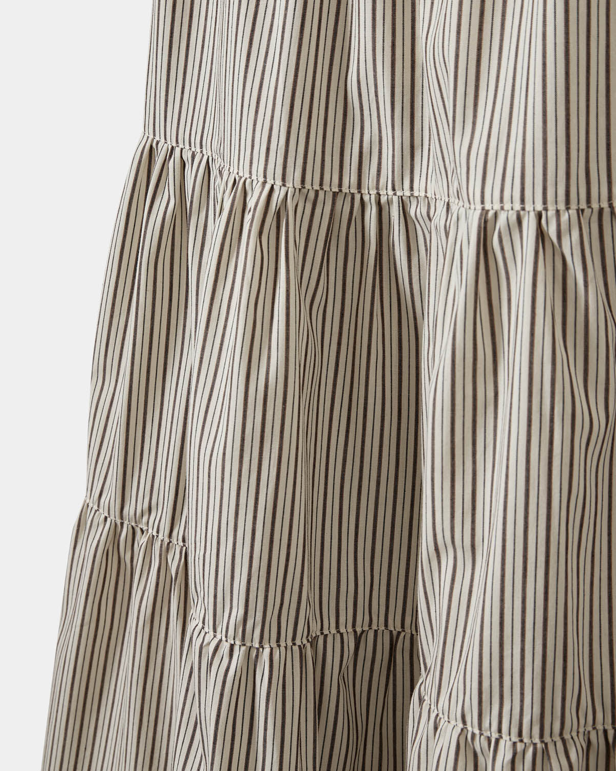 Sofie Schnoor YOUNG ViviSY Nederdel Nederdel 7113 Brown Striped