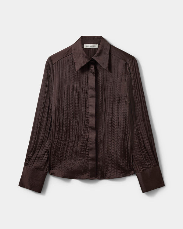 Sofie Schnoor WOMEN WILDASW SKJORTE Skjorte 7025 Dark brown